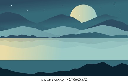 Grey shade transparent landscape background 