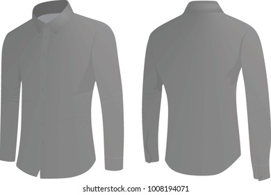 Grey shirt. vector illustration