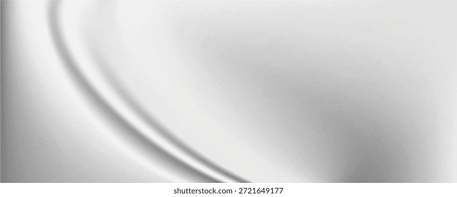 Fondo de seda gris con algunos pliegues suaves y reflejos Horizontales

