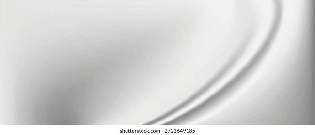 Fondo de seda gris con algunos pliegues suaves y reflejos Horizontales

