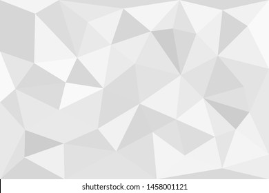 Grey silver abstract polygonal background. Applicable for cover design, invitations, presentations, flyers, posters, business cards. Contemporary art. Vector illustration EPS 10.