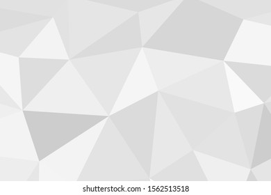 Grey silver abstract polygonal background. Applicable for cover design, invitations, presentations, flyers, posters, business cards. Contemporary art. Vector illustration EPS 10.