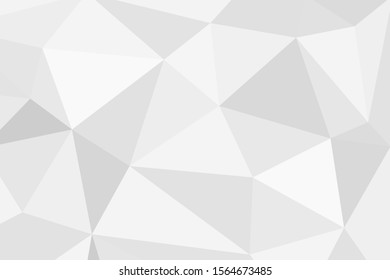 Grey silver abstract polygonal background. Applicable for cover design, invitations, presentations, flyers, posters, business cards. Contemporary art. Vector illustration EPS 10.