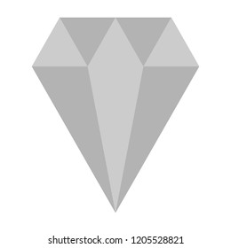 grey silver diamond drawing icon