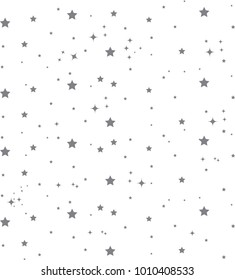 Scandinavian Seamless Pattern Stars Stock Vector Stock Vector (Royalty ...