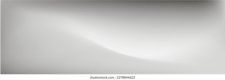 Grey Sky Cloudy Liquid White Curve Background. Silver Monochrom Metal Water Fluid Gradient Backdrop. Blurry Light Smoke Cloud Gray Gradient Mesh. Pastel Smog Flow Weather Wavy Smooth Smooth Surface.