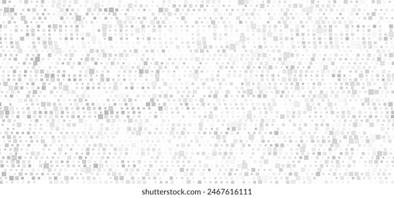 Fondo geométrico abstracto de los puntos cuadrados Pequeños grises. diseño de tecnología de Vector