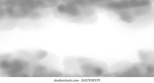 Grey smoke puff, white background and studio with no people with fog in the air. For used on light backgrounds. Transparency only in vector PNG format.	