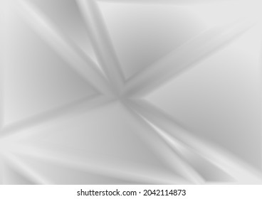 Grey smooth abstract geometric low poly background. Vector design