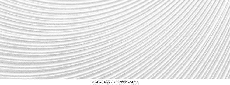 Grey smooth grunge waves abstract elegant background. Vector banner design