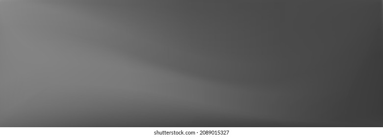 Grey Smooth Surface Illustration. Black and white Natural Wavy Gradient Mesh. Monochromatic Water Modern Design Backdrop. Silver  Metallic Original Background. Gray Wavy Gradient Mesh.