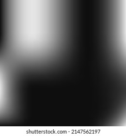 Grey Smooth Vector Digital Gradient Mesh. Digital Metallic Watercolor Liquid Blurry Background. Monochrome Black Aluminium Silver Gradient Backdrop. Minimal Trendy Empty Dark Design Picture.