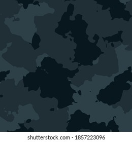 Grey and soft blue camouflage pattern vector illustration