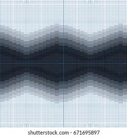 Grey square design. pixel seamless pattern and background in vector illustration.