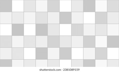 Grey square mosaic chessboard background