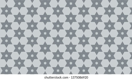 Grey Star Pattern Background Design