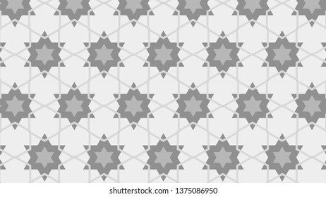 Grey Stars Pattern
