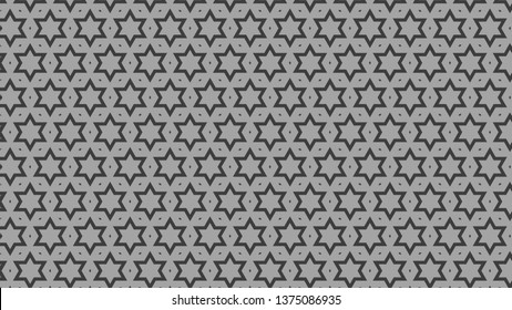Grey Stars Pattern Background Graphic