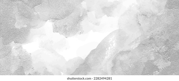 Grey stone vector texture background.  Grunge abstract monochrome backdrop. Hand-drawn illustration for cards, flyer, poster or cover design. Wall. Cement. Grey stucco.