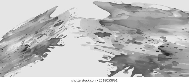 Grey stone vector texture background. Grunge abstract monochrome backdrop. Hand-drawn illustration for cards, flyer, poster or cover design. Wall. Cement. vector
