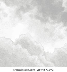 Grey stone vector texture background.  Grunge abstract monochrome backdrop. Hand-drawn illustration watercolor design