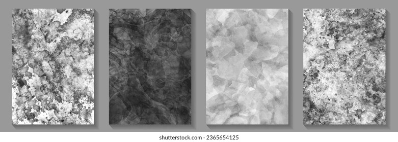 Grey stone vector texture set background for cover design, poster, flyer, cards and design interior. Grunge grey illustration. Natural stone. Tile. Floor. Wall. Marble texture.