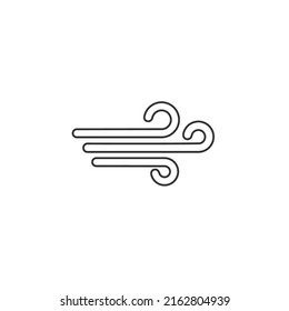 Grey Storm line icon isolated on white background. Cloud and lightning sign. Weather icon of storm. Vector Illustration flat sign