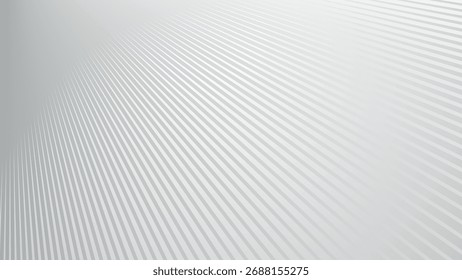 Grey Stripes Abstract Background in Modern Minimalist Vector Design with Clean Geometric Pattern