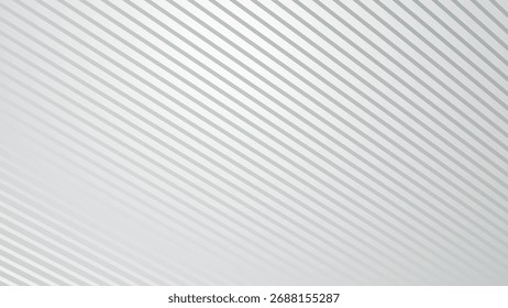 Grey Stripes Abstract Background in Modern Minimalist Vector Design with Clean Geometric Pattern