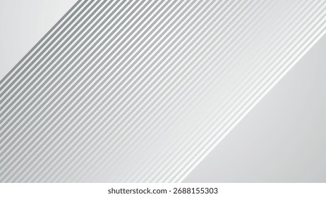 Fondo Abstractas de rayas grises en diseño de Vector minimalista moderno con patrón geométrico limpio