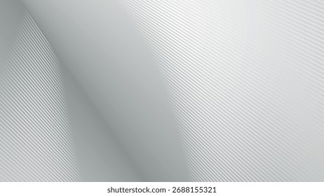 Fondo Abstractas de rayas grises en diseño de Vector minimalista moderno con patrón geométrico limpio