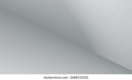 Fondo Abstractas de rayas grises en diseño de Vector minimalista moderno con patrón geométrico limpio