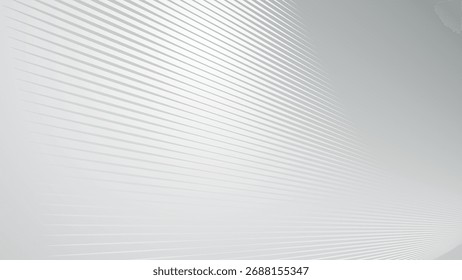 Grey Stripes Abstract Background in Modern Minimalist Vector Design with Clean Geometric Pattern