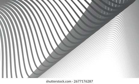 Grey stripes line abstract background design for modern digital wallpaper cover pattern and web layout