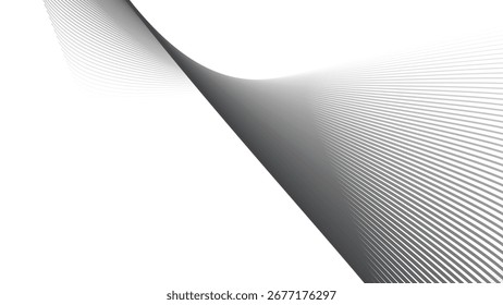 Diseño de fondo abstracto de línea de rayas grises para el patrón de cubierta de Fondo de pantalla digital moderno y diseño de Web