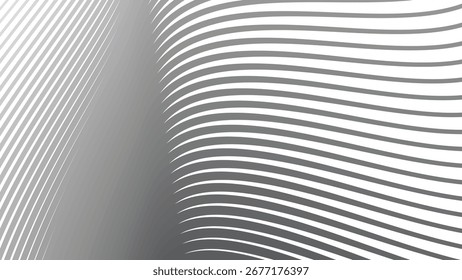 Diseño de fondo abstracto de línea de rayas grises para el patrón de cubierta de Fondo de pantalla digital moderno y diseño de Web
