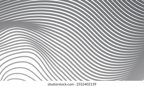 Grey stripes line wave abstract pattern background for backdrop or fabric style