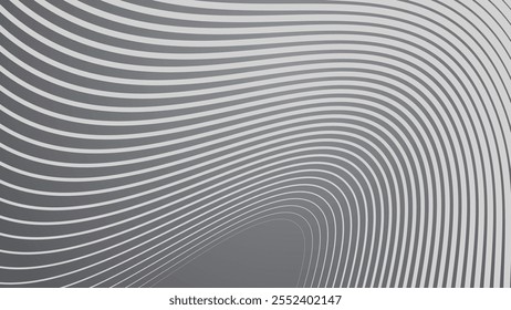 Grey stripes line wave abstract pattern background for backdrop or fabric style