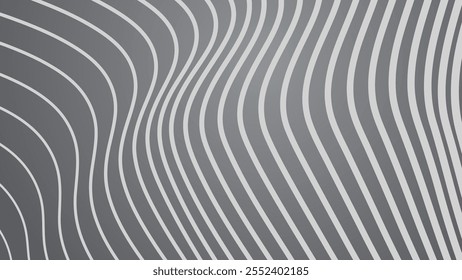 Grey stripes line wave abstract pattern background for backdrop or fabric style
