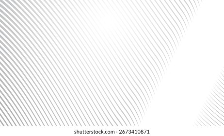 Rayas grises Línea Onda Fondo Abstractas Patrón geométrico moderno Diseño de Vector de textura mínima
