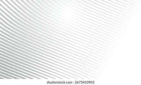 Rayas grises Línea Onda Fondo Abstractas Patrón geométrico moderno Diseño de Vector de textura mínima