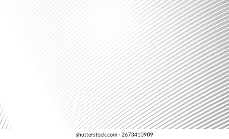 Rayas grises Línea Onda Fondo Abstractas Patrón geométrico moderno Diseño de Vector de textura mínima