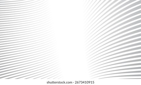 Rayas grises Línea Onda Fondo Abstractas Patrón geométrico moderno Diseño de Vector de textura mínima