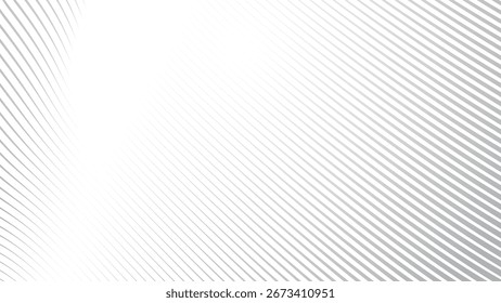 Rayas grises Línea Onda Fondo Abstractas Patrón geométrico moderno Diseño de Vector de textura mínima