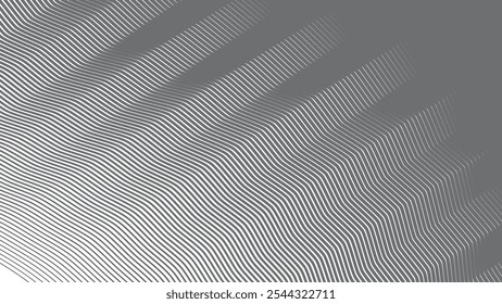 Grey stripes zig zag curve lines abstract background for backdrop or fabric style