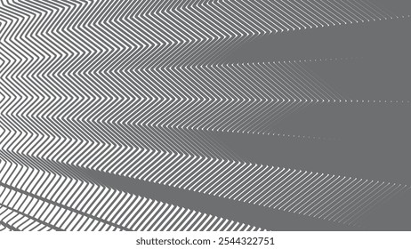 Listras cinzentas zig zag linhas curva fundo abstrato para fundo ou estilo de tecido