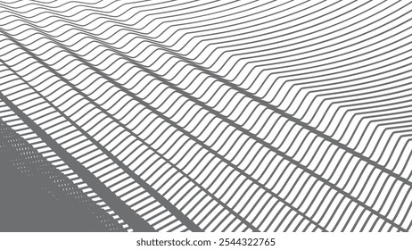 Grey stripes zig zag curve lines abstract background for backdrop or fabric style