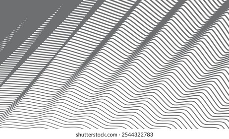 Grey stripes zig zag curve lines abstract background for backdrop or fabric style