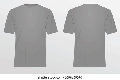 816+ Grey T Shirt Template Front And Back Easy to Edit