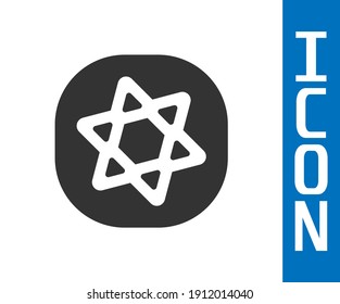 Grey Tarot cards icon isolated on white background. Magic occult set of tarot cards.  Vector